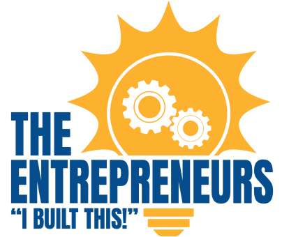 THE ENTREPRENEURS SELECTED LOGO + TAG BLUE PNG